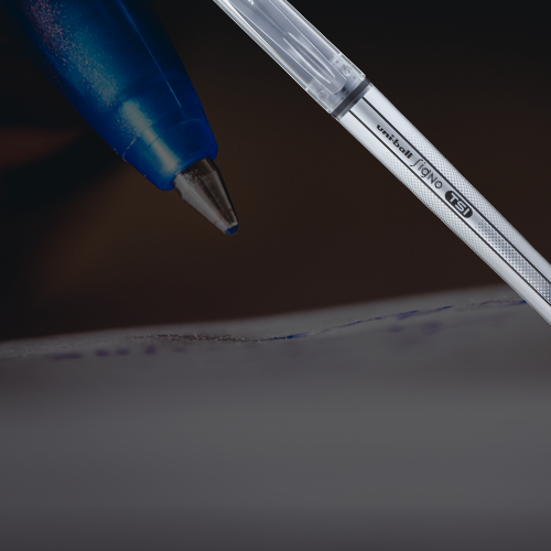 Erasable rollerballs