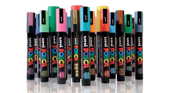 gamme posca marqueur peinture eau