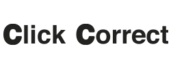 Click Correct