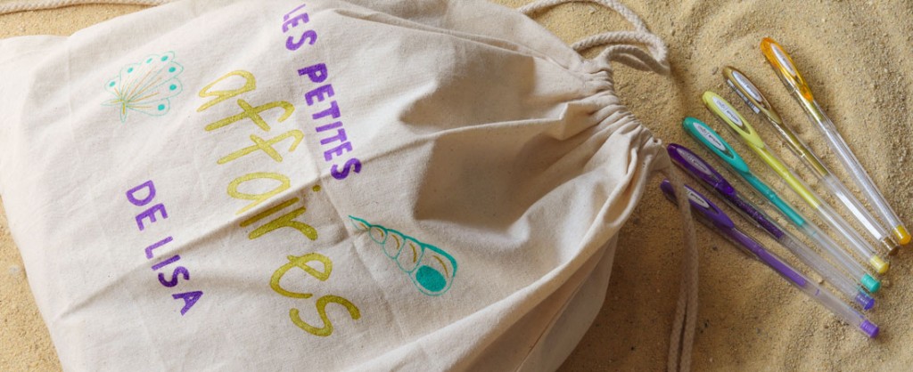 Customise a fabric bag for your kids’ outings