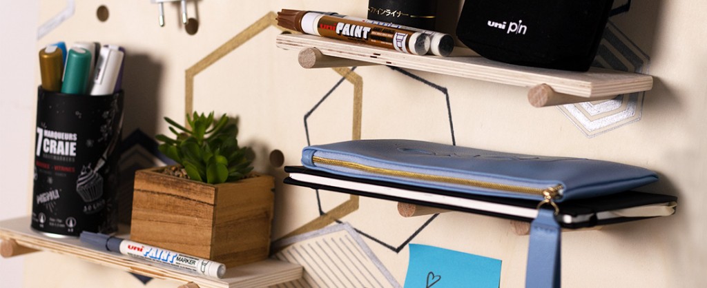 Pegboard DIY: Customise this new essential with Uni Paint permanent marker pens