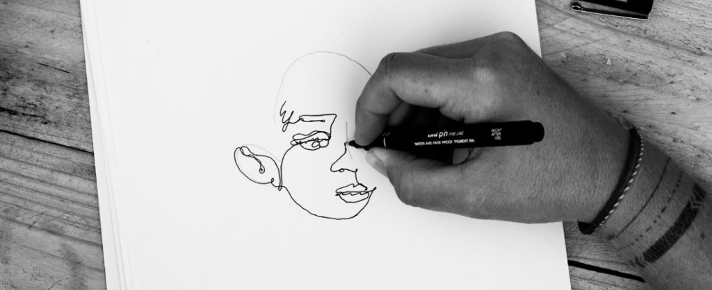 Tutorial: Create a One Line Drawing portrait