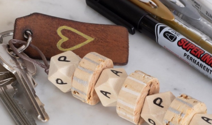 DIY: Make a keyring for Father’s Day