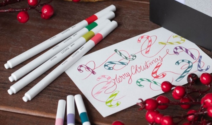 Christmas DIY: Create beautiful greeting cards with EMOTT felt-tip pens