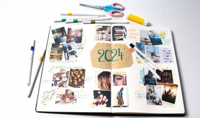 Create your very own vision board with EMOTT coloured felt tip pens